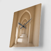 Neutral Beige Wall Decor スクエア壁時計 (傾斜)