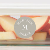 Neutral Beige Waterproof Daycare Baby Bottle ラベル (貼付)