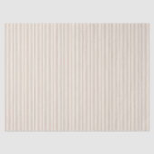 Neutral Beige White Stripes 薄葉紙 (正面)