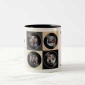 Neutral Best Friend Vinyl Photo Personalized Gift  ツートーンマグカップ (中央)