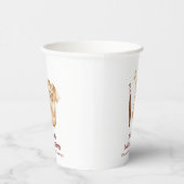 Neutral Boho Little Slugger Baseball Baby Shower  紙コップ (右)