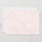 Neutral Boho Pink Peony Pampasリハーサルディナー 招待状 (裏面)