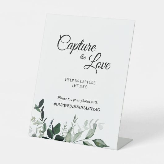 Neutral Botanical結婚のCapture the Love 台座サイン (正面)