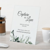Neutral Botanical結婚のCapture the Love 台座サイン (インサイチュ)