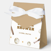 Neutral Boy Batter Up Baseball Sport Baby Shower  フェイバーボックス (正面)