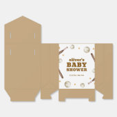 Neutral Boy Batter Up Baseball Sport Baby Shower  フェイバーボックス (見開き)