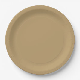 Neutral Brown Paper Plate ペーパープレート