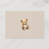 Neutral Brown Teddy Bear - Books for Baby エンクロージャーカード (裏面)