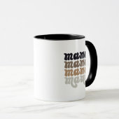 Neutral Ceramic Mama Mag – 母の日の贈り物 マグカップ (正面右)