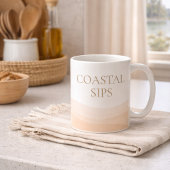 Neutral Coastal Sips Classic Mug, 11 oz コーヒーマグカップ