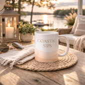 Neutral Coastal Sips Classic Mug, 11 oz コーヒーマグカップ