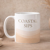 Neutral Coastal Sips Classic Mug, 11 oz コーヒーマグカップ