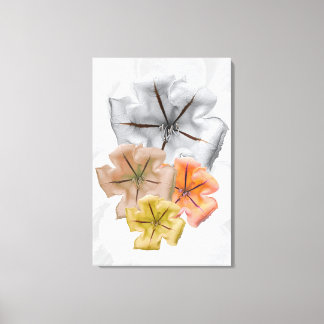 Neutral Colour Flower print | Flower Print キャンバスプリント