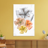 Neutral Colour Flower print | Flower Print キャンバスプリント (インサイチュ (リビング))