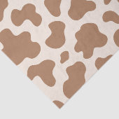 Neutral Cow Print Western Cowboy Beige Brown 薄葉紙 (詳細)