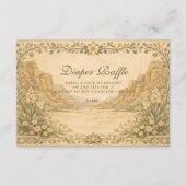 Neutral Desert Canyon Botanicals Diapper Raffle  エンクロージャーカード (正面)