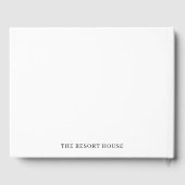 Neutral Design | Vacation Rental Guest Comment ゲストブック (裏面)