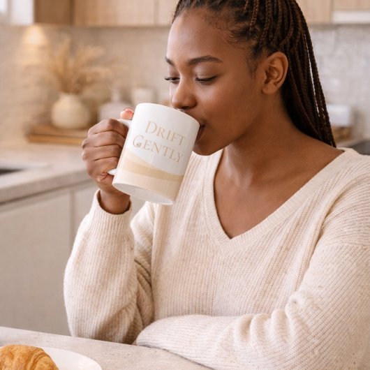 Neutral Dune Lines Classic Mug, 11 oz コーヒーマグカップ