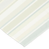 Neutral Dusty Blue Striped | Rustic Farmhouse ショートテーブルランナー (コーナー)