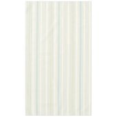 Neutral Dusty Blue Striped | Rustic Farmhouse テーブルクロス (正面)