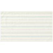 Neutral Dusty Blue Striped | Rustic Farmhouse テーブルクロス (正面(横))