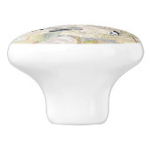 Neutral Elegant Abstract Collage Design セラミックノブ (側面)