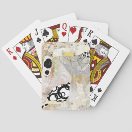 Neutral Elegant Abstract Collage Design トランプ