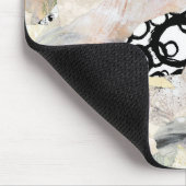 Neutral Elegant Abstract Collage Design マウスパッド (コーナー)