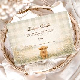 Neutral Farm Friends Diapper Raffle エンクロージャーカード