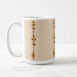 Neutral Farmhouse Botanical Vine Coffee Mug コーヒーマグカップ