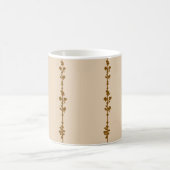 Neutral Farmhouse Botanical Vine Coffee Mug コーヒーマグカップ (中央)