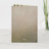 Neutral Floral Belated Birthday Card カード (裏面)