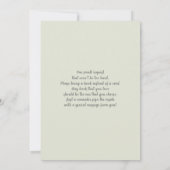 Neutral Gender Reveal Invitation 招待状 (裏面)