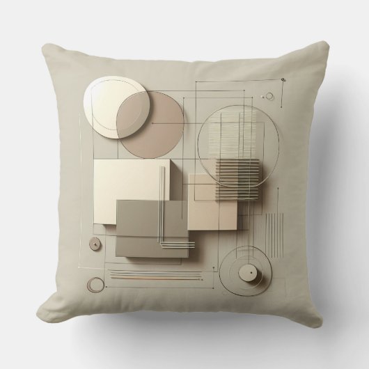 Neutral Geometric Structure クッション (正面)