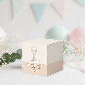 Neutral Gift Boxes for Baby Shower, Elegant フェイバーボックス
