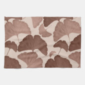 Neutral Ginkgo Botanical Dream 1 キッチンタオル (横)