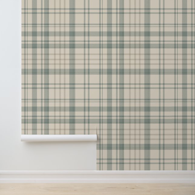 Neutral Green Beige Plaid 壁紙 (アプリケーション)