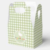 Neutral Green Silly Goose Baby Shower フェイバーボックス (オープン)