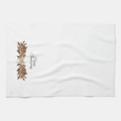 Neutral “Happy Thanksgiving” Kitchen Towel  キッチンタオル (横)