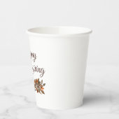Neutral “Happy Thanksgiving” Paper Cups 紙コップ (左)