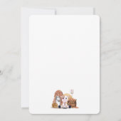 Neutral Holy Cow Farm Animals Baby Shower 招待状 (裏面)