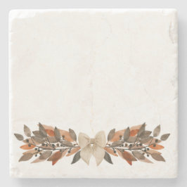 Neutral Leaf Thanksgiving Stone Coaster ストーンコースター