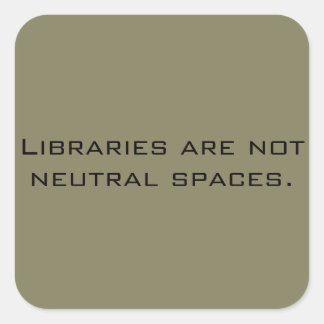 Neutral Librariesシールなし スクエアシール