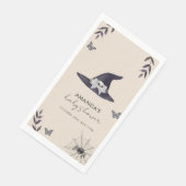 Neutral Little Boo Witch Hat Baby Shower  (コーナー)