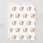 Neutral Little Slugger Baseball Baby Shower 招待状 (裏面)