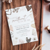 Neutral Little Sweetheart Valentine Baby Shower 招待状