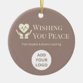 Neutral Logo Ornament for Life Coaches セラミックオーナメント (正面)