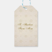 Neutral Luxe Modern Pattern ギフトタグ (裏面)