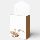 Neutral Minimal Touchdown Football Boy Baby Shower フェイバーボックス (見開き)