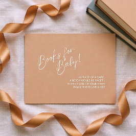 Neutral Modern Books for Baby Enclosure Card エンクロージャーカード